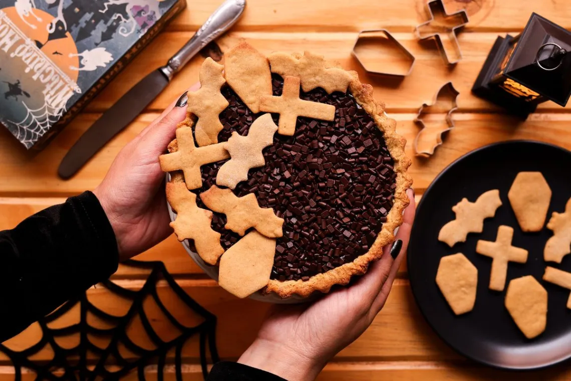 Torta doce de Halloween