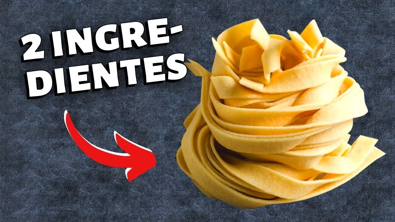 Macarrão Caseiro: Simples e Delicioso com Apenas 2 Ingredientes!